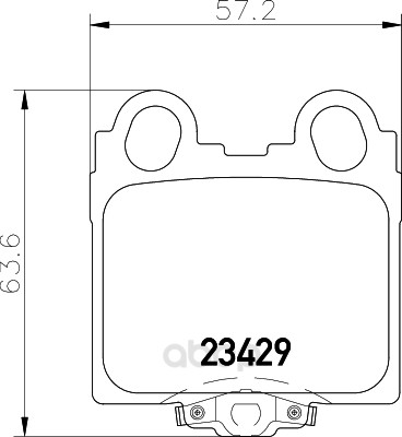 

Тормозные колодки HELLA PAGID/BEHR Nao 8DB355027511
