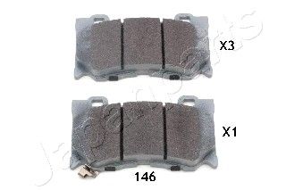 

Тормозные колодки Japanparts дисковые PA146AF