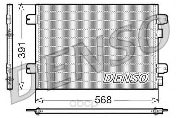 Радиатор охлаждения двигателя DENSO DCN23011