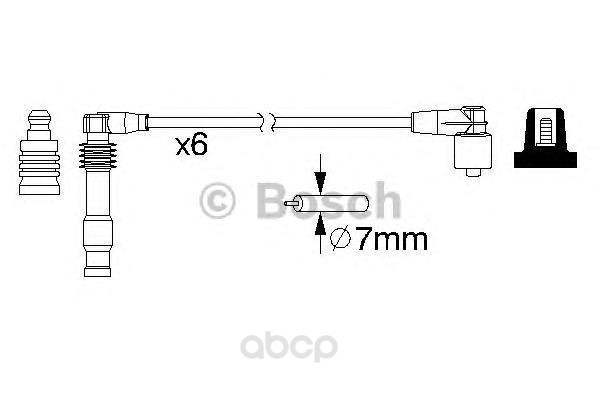 

Провода высоковольтные комплект BOSCH 0986357162