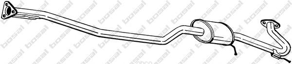 фото Глушитель выхлопной системы honda accord 98-02 bosal 293129 bosal-oris