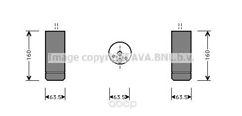 

Осушитель кондиционера Ava для BMW e46, e39, e38, z4, x3 1998 BWD063