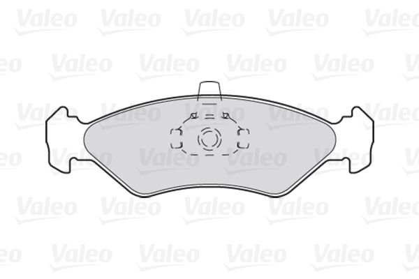 

Комплект тормозных дисковых колодок Valeo 301043