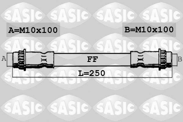 Шланг тормозной системы SASIC SBH4066