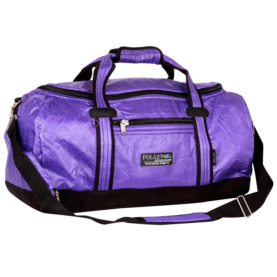 Дорожная сумка П809А.1 фиолетовая 31 x 63 25 Polar. Цвет: фиолетовый