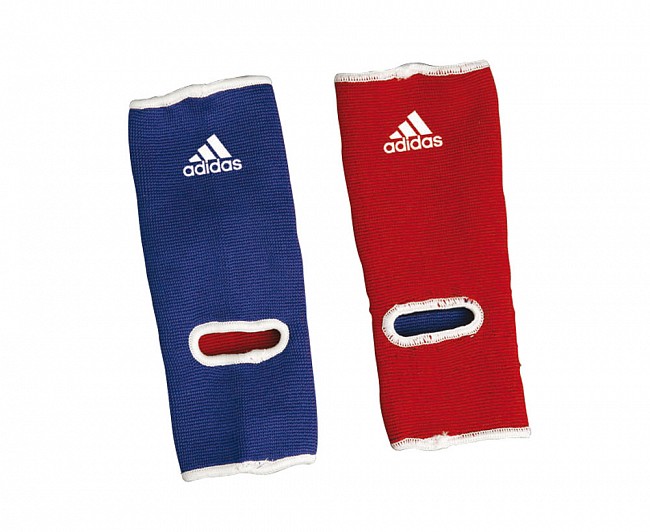 фото Защита голеностопа двухсторонняя adidas reversible ankle pad сине-красная безразмерная