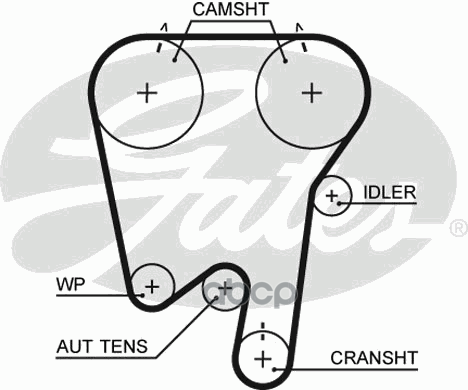 

Ремень грм Gates 5378XS