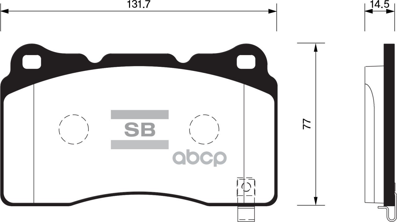 фото Комплект тормозных колодок sangsin brake sp2119