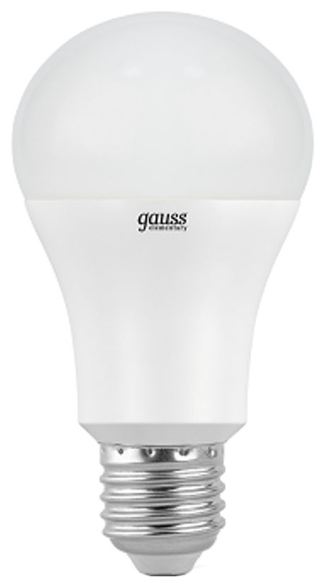 

Лампочка Gauss Elementary LED A 60 15 W E 27 2700 K 23215