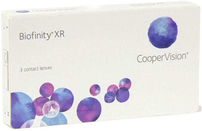 

Контактные линзы Biofinity XR 3 линзы R 8,6 +15,00, Biofinity XR 3 линзы