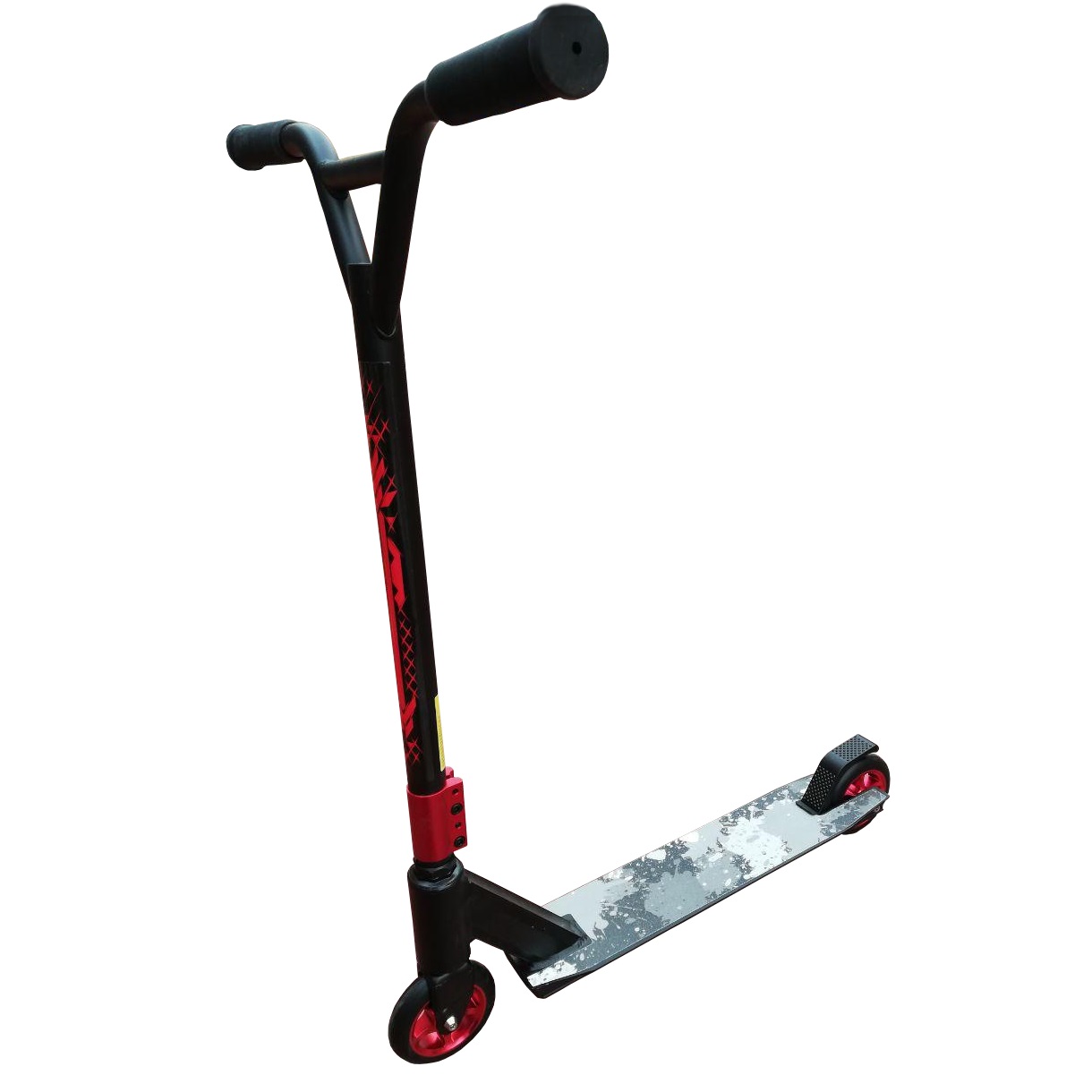 фото Трюковый самокат scooter pro усиленный черно-красный