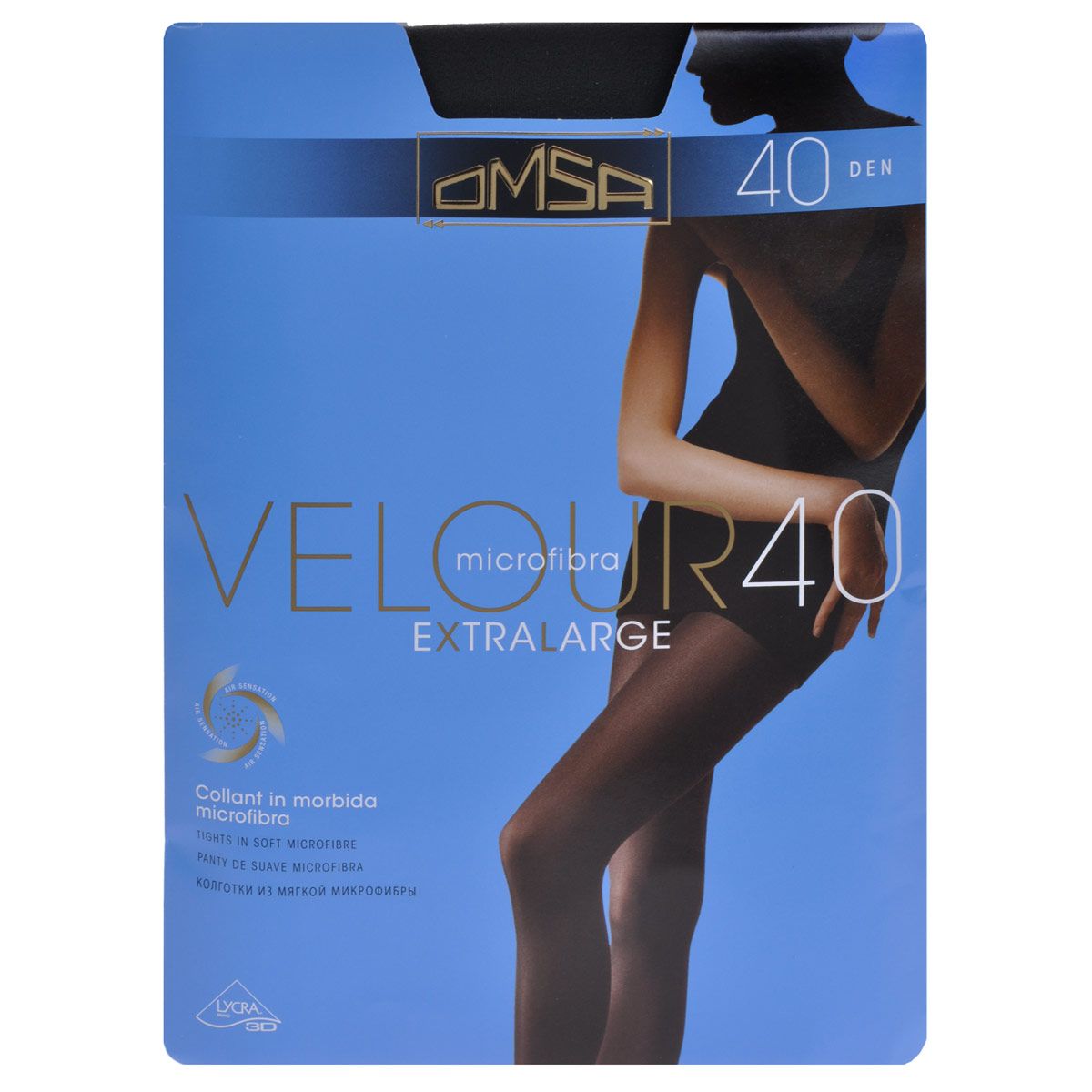 

Колготки женские Omsa VELOUR черные 5 (XL), Черный, VELOUR