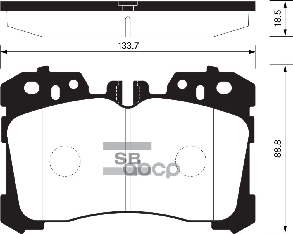 фото Комплект тормозных колодок sangsin brake sp1496