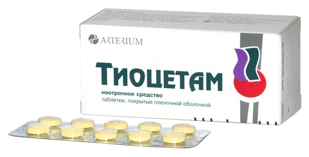 

Тиоцетам таблетки 250 мг 60 шт.