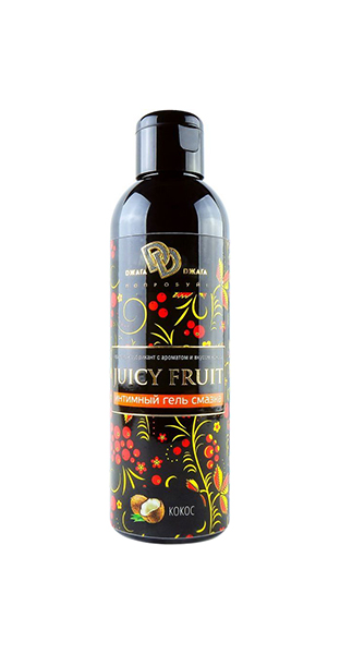 Гель-смазка Джага-Джага Juicy Fruit на водной основе с ароматом кокоса 200 мл
