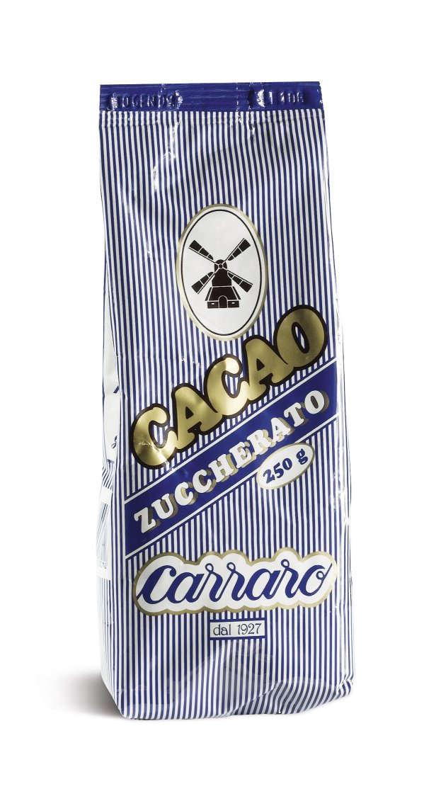 Растворимое какао Carraro cacao zuccherato 250 г Италия