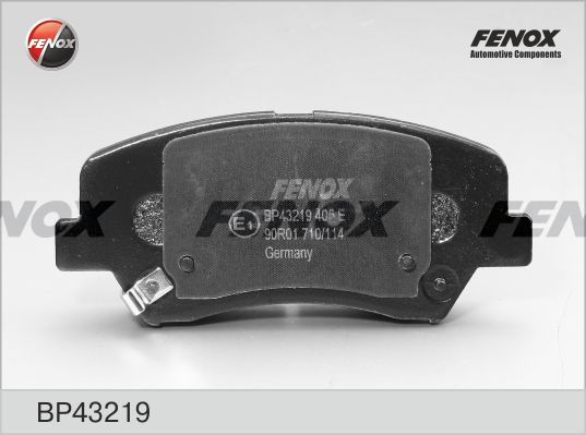 

Тормозные колодки FENOX дисковые BP43219