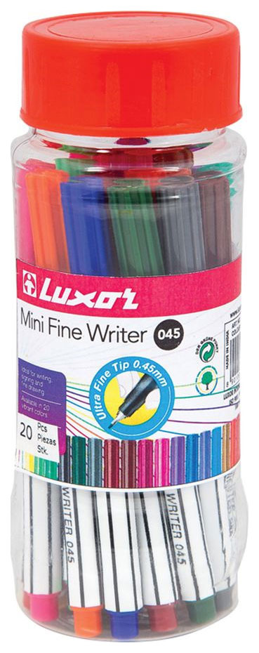 

Ручки капиллярные "Mini Fine Writer 045", 0,8 мм, 20 цветов