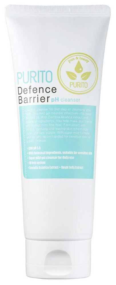 Пенка для умывания Purito Defence Barrier pH Cleanser 150 мл barex шампунь для ежедневного применения с зеленой икрой daily defence joc care 250