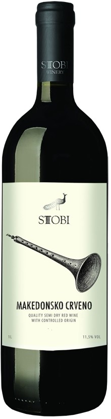 

Вино Stobi Makedonsko Crveno 1 л