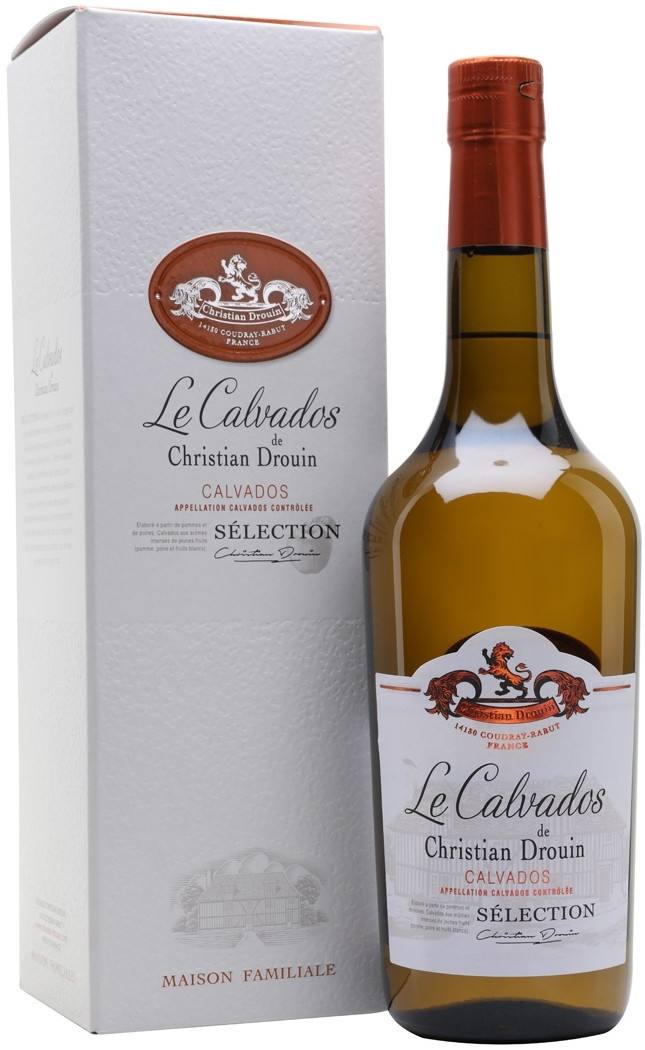 фото Кальвадос christian drouin, coeur de lion calvados selection,3 года, 40 %, 700мл, gift box