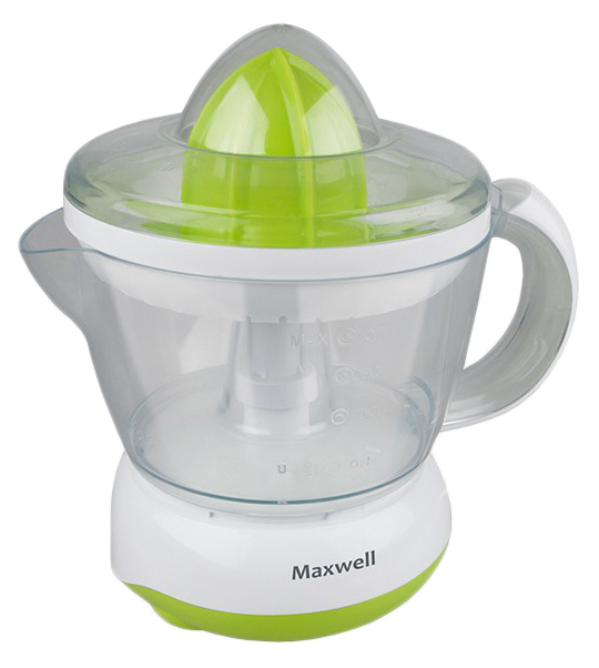 фото Соковыжималка для цитрусовых maxwell mw-1107g white/green