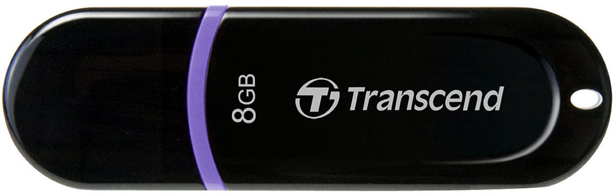 фото Флешка transcend jetflash 300 8гб purple/black (ts8gjf300)