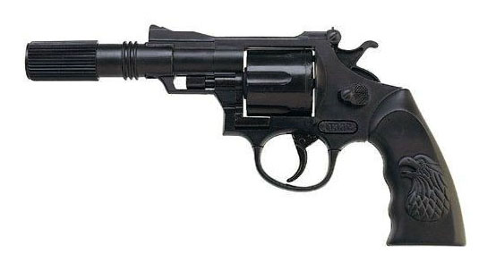 фото Пистолет игрушечный buddy, 12-зарядные gun, agent 235mm, упаковка-карта sohni-wicke