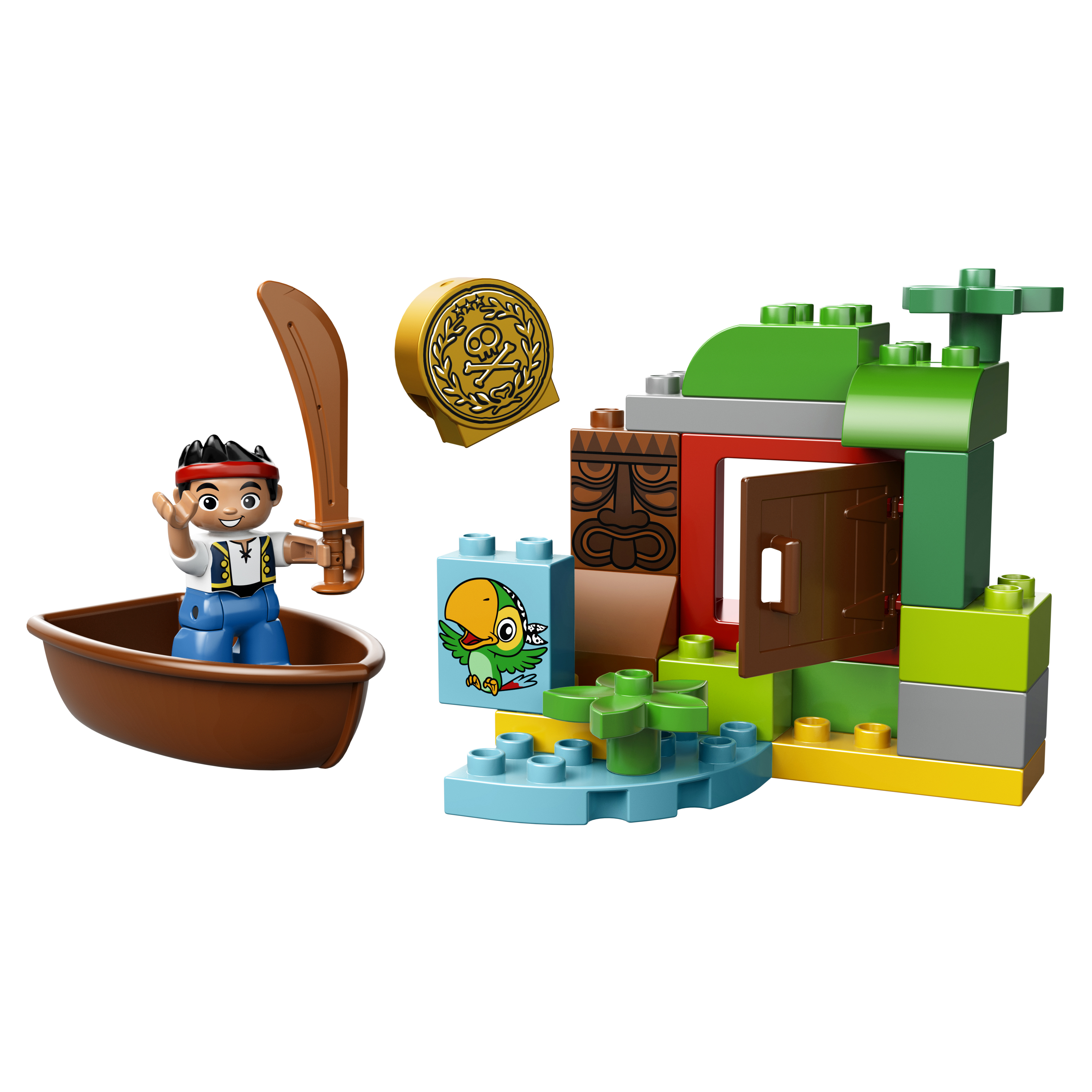 Купить Конструктор lego duplo jake охота за сокровищами (10512), Конструктор LEGO Duplo Jake Охота за сокровищами (10512),