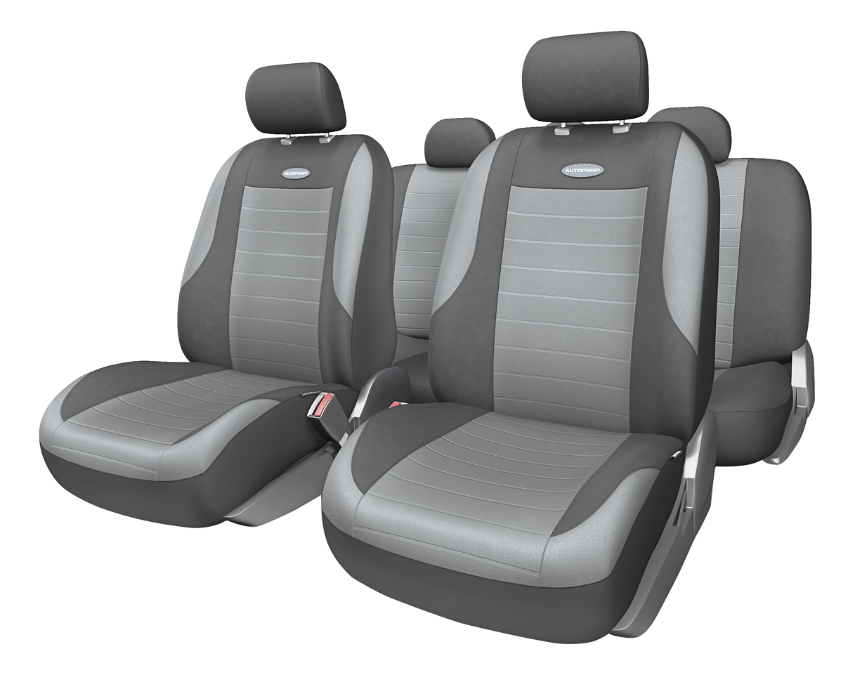 

Комплект чехлов на сиденья Autoprofi Evolution EVO-1105 D.GY/L.GY (M), Evolution