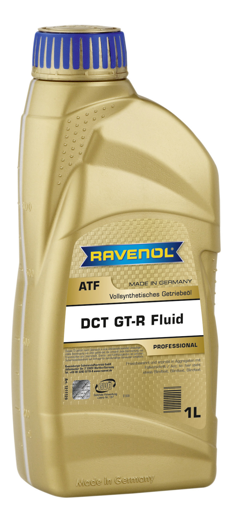 фото Трансмиссионное масло ravenol dct gt-r fluid 1л 1211129-001-01-999