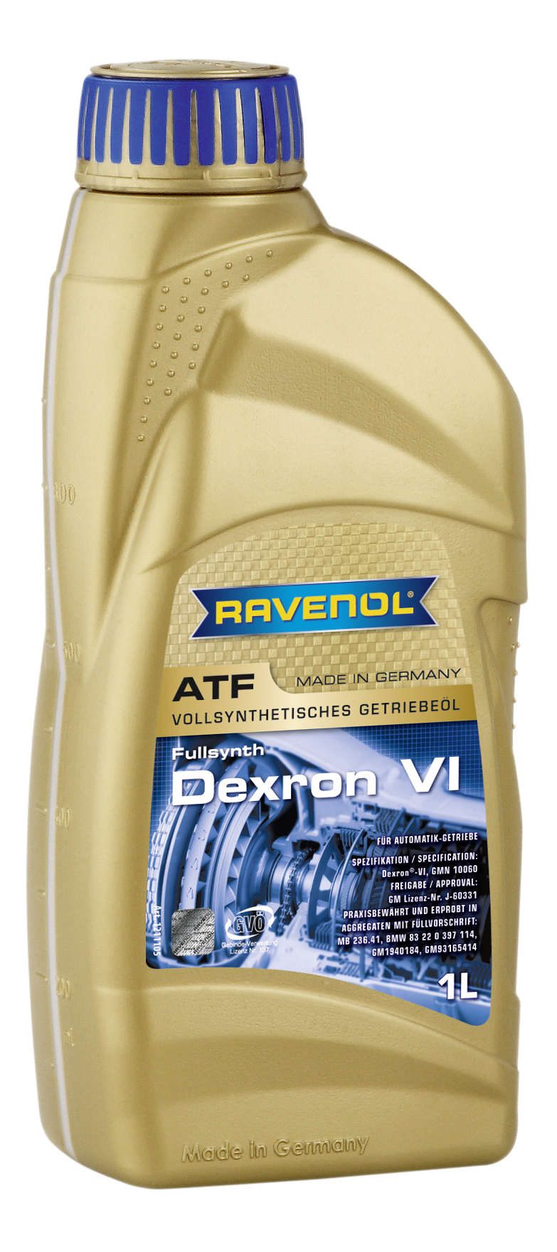 фото Трансмиссионное масло ravenol atf dexron vi 1л 1211105-001-01-999