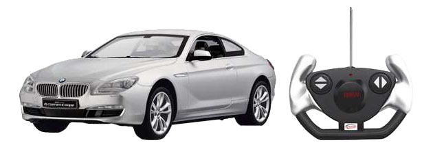 

Машинка пластиковая радиоуправляемая RASTAR 1:14 BMW 6 серый, 1:14 BMW 6 серый