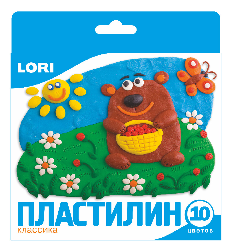 

Пластилин Классика 10 Цв Луч, Белый;желтый;зеленый;коричневый;красный;оранжевый;синий;черный;голубой;фиолетовый, Классика