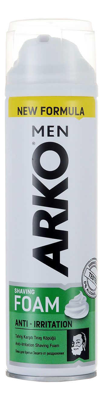 фото Пена для бритья arko anti-irritation 200мл arko men