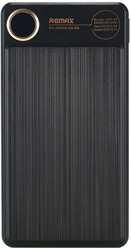 

Внешний аккумулятор Remax Kooker RPP-59 20000 мА/ч Black, Kooker RPP-59