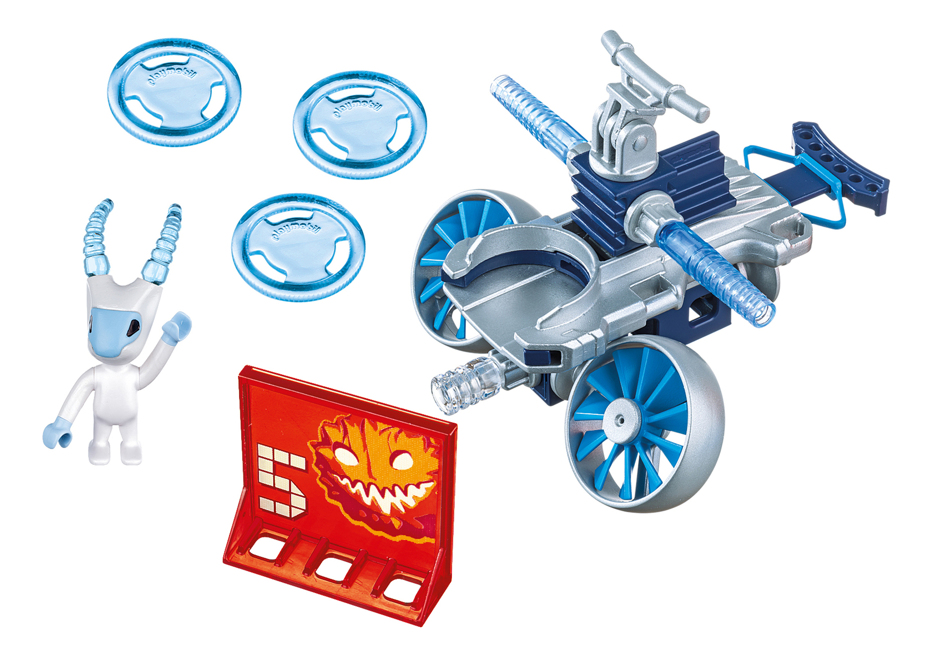 фото Игровой набор playmobil playmobil огонь и лед: фрости с диск шутером