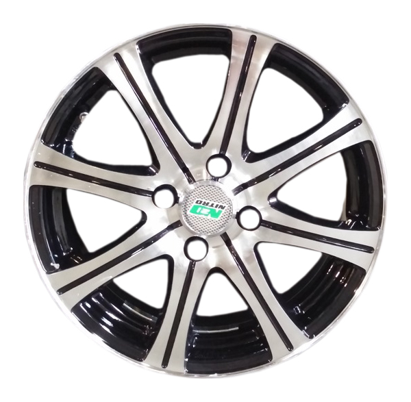 

Колесный диск Nitro Y3163 R15 6J PCD4x100 ET50 D60.1 (41026651), Черный;серебристый