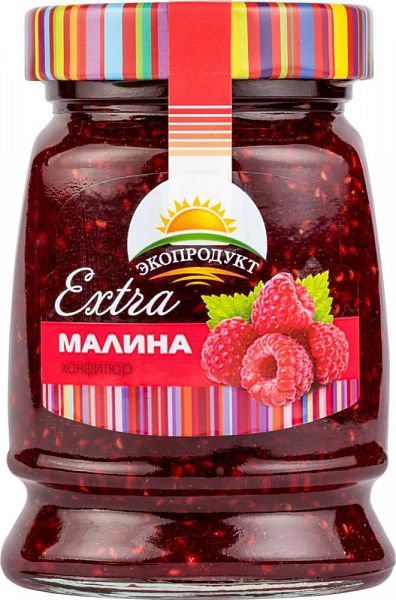 фото Конфитюр еxtra экопродукт малина 370 г