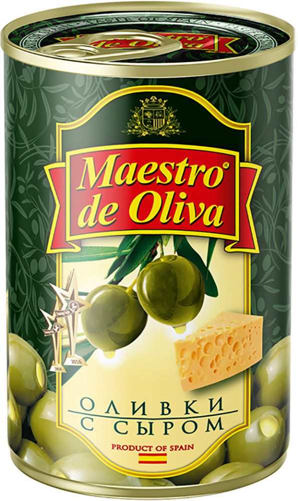 Оливки Maestro de Oliva с сыром 300 г