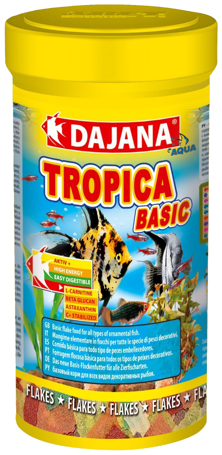 

Корм для рыб Dajana TROPICA FLAKES, хлопья, 500 мл