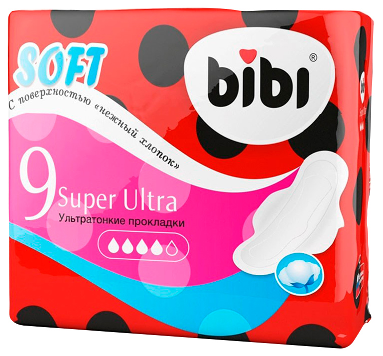 фото Прокладки bibi soft super ultra ультратонкие 9 шт