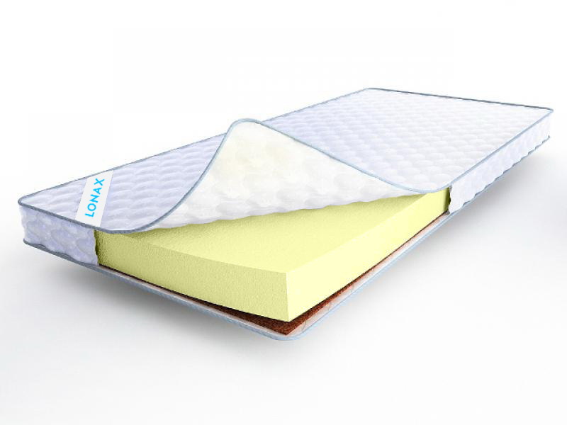 

Матрас Lonax Roll Max Cocos 90x190 см, Белый, Roll Max Cocos