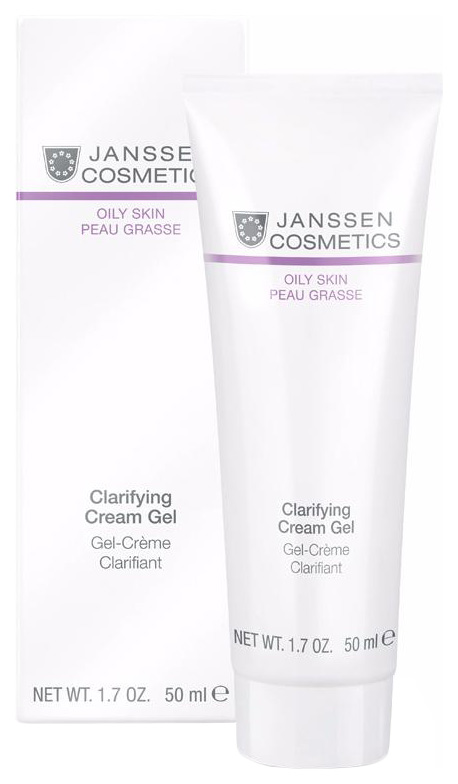 фото Крем для лица janssen oily skin clarifying cream gel 50 мл