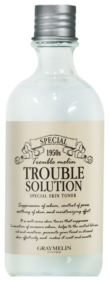 крем для лица gernetic special cream mixed and oil skins 50 мл Тоник для лица Graymelin Trouble Solution Special Skin Toner 130 мл