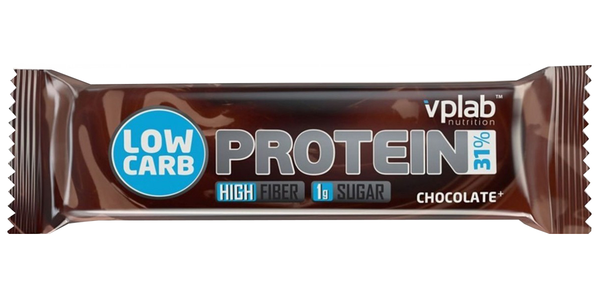 фото Протеиновый батончик vplab low carb protein bar 35 г шоколад