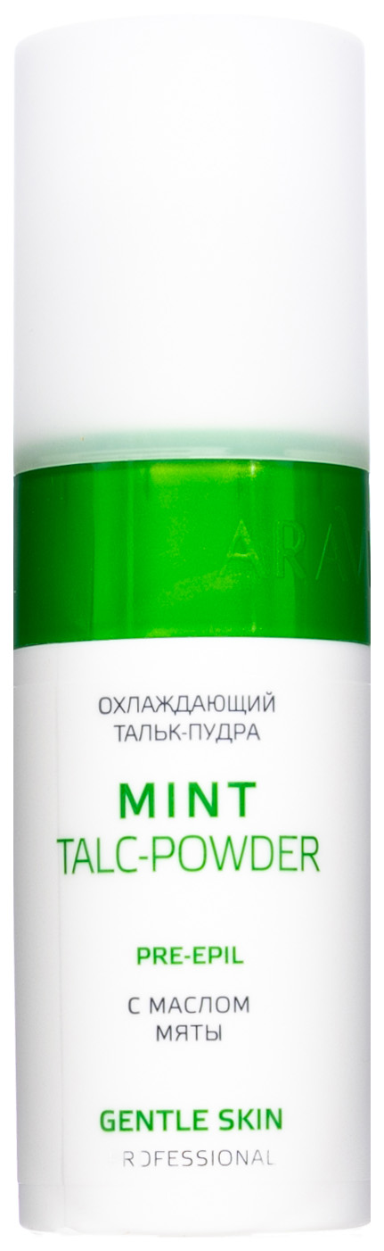 фото Средство до депиляции aravia professional mint talc-powder 150 мл