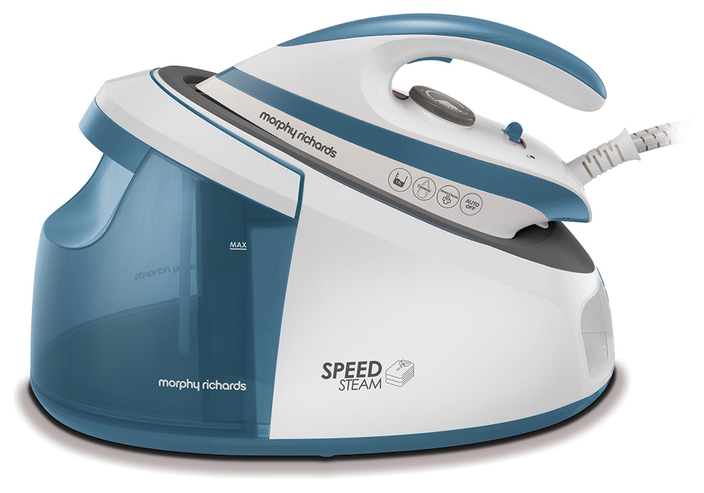 фото Парогенератор morphy richards speed steam white/blue