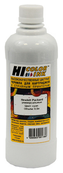 

Чернила для струйного принтера Hi-Black универсальные, 500 мл, голубые