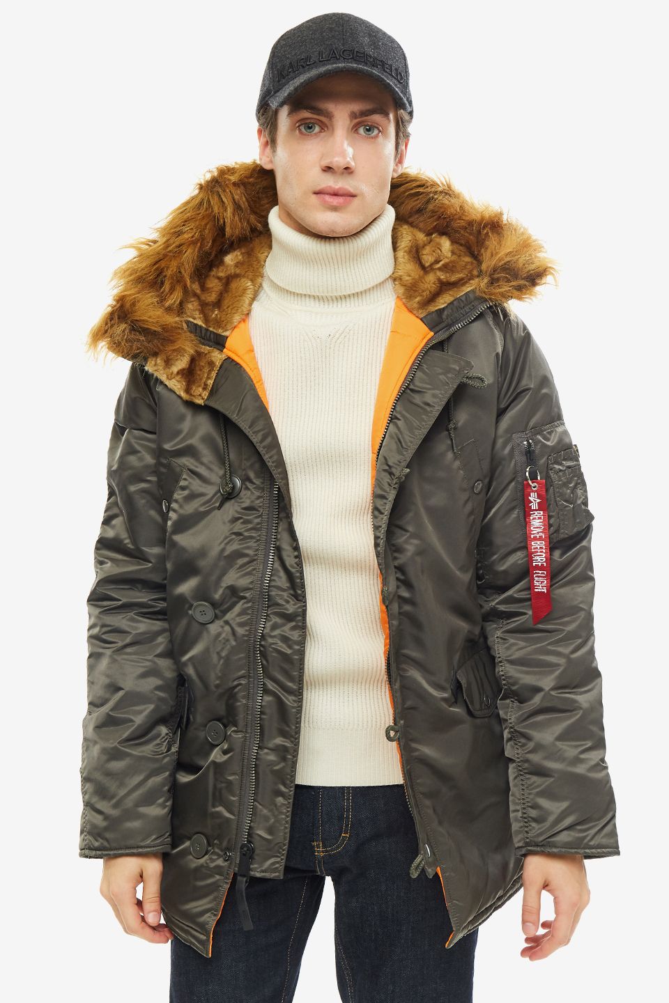 

Куртка мужская Alpha Industries 103141 серая L, 103141